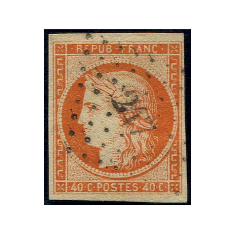 Lot 37 - 1849-1960 Collection de timbres de France en 1 classeur,, VE Coll  5 G