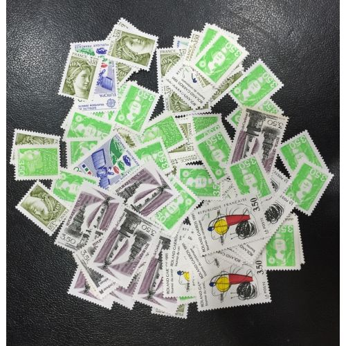 Lot de faciale 100 timbres à 3,50 Francs