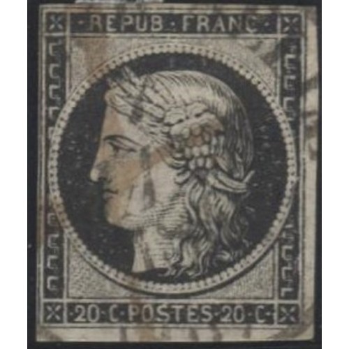 Lot 33i - N°3 - Oblitéré Qualité TB