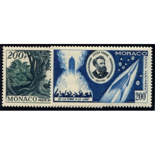 Lot 5108 - Monaco Poste aérienne - N°59/60 - Neuf ** Luxe