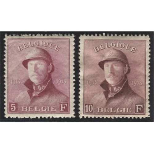 Lot H509 - Belgique - N°177/78 - Neuf * Qualité TB