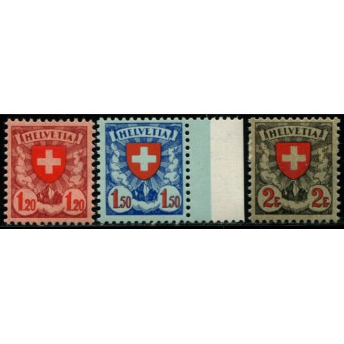 Lot 6715 - Suisse - N°209b,210a et 211a - Neuf ** Luxe