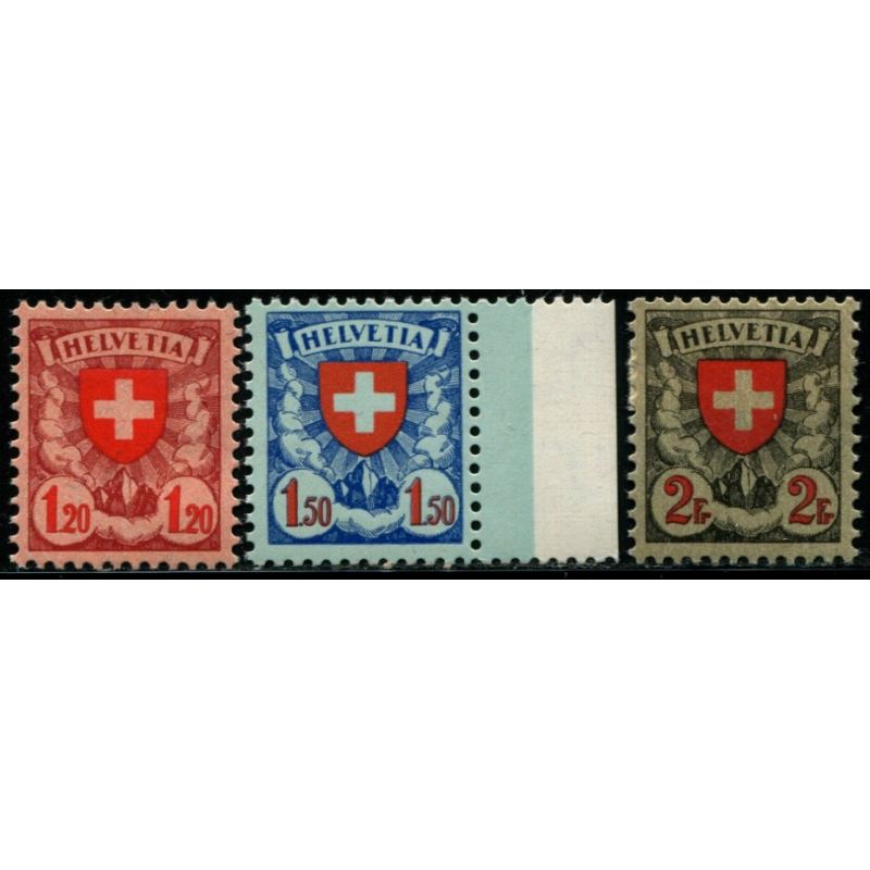 Lot 6715 - Suisse - N°209b,210a&211a