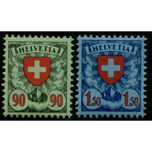 Lot 6713 - Suisse - N°208 et 210 - Neuf ** Luxe