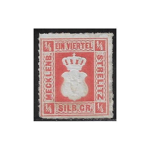 Lot W761 - Allemagne Mecklembourg-Strelitz - N°1 - Neuf (*) sans gomme