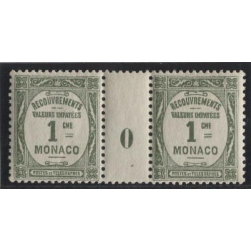 Lot L281 - Monaco Taxe - N°13 - Neuf ** Luxe