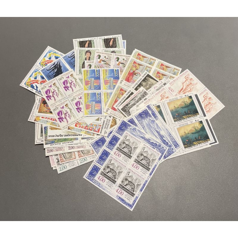 Lot de faciale 100 timbres à 16 Francs