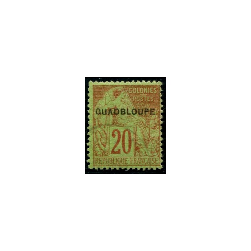 Lot A2435 - Guadeloupe - N°20b Obl