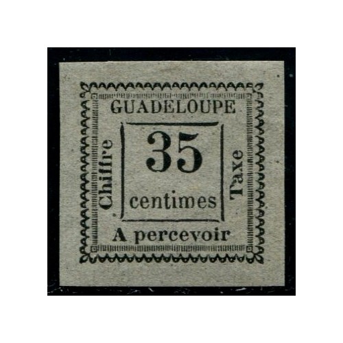 Lot A2454 - Guadeloupe Taxe - N°11 - Neuf * Qualité TB