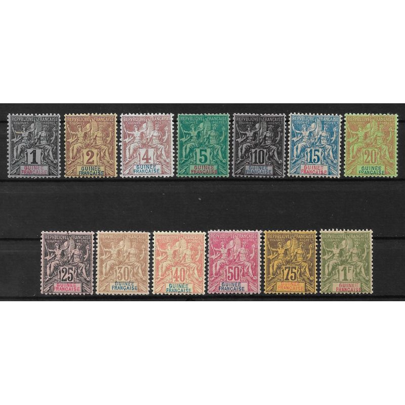 Lot W875 - Guinée - N°1/13 *