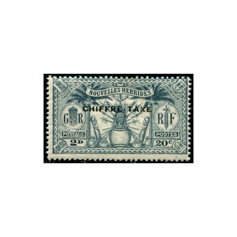 Lot A2584 - Nouvelles-Hébrides - Taxe N°T02 *