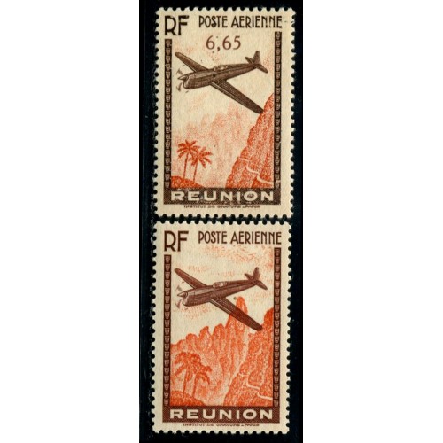 Lot A2599 - Réunion Poste Aérienne - N°3a - Neuf * Qualité TB