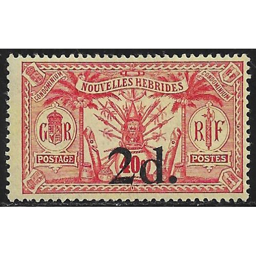 Lot W393 - Nouvelles-Hébrides -  N°69 - Neuf ** Luxe