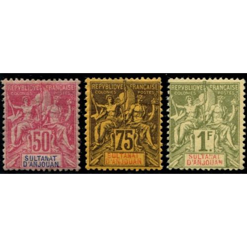 Lot A2296a - Anjouan - N°11/13