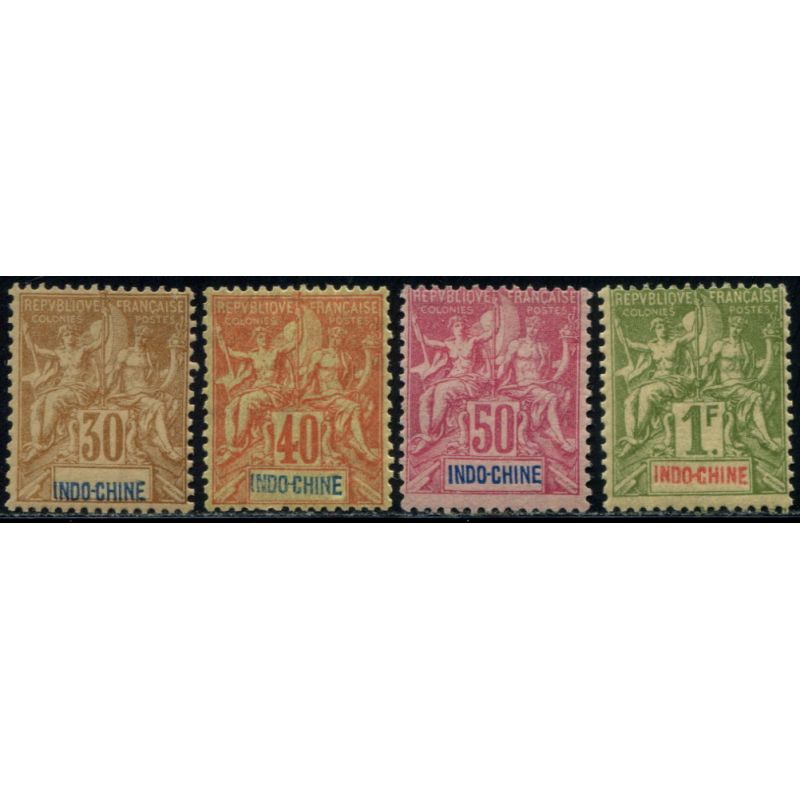 Lot 5401 - Indochine - N°11/13 + 15 *