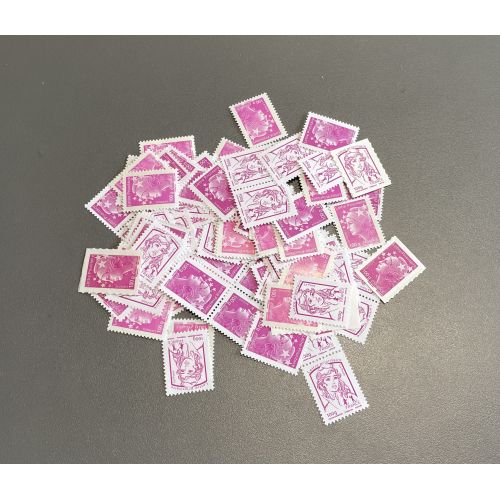 Lot de faciale 100 timbres TVP rouge 100g (2,86€)