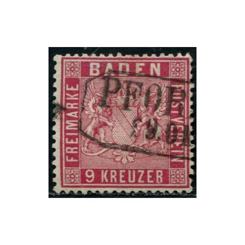 Lot A3837 - Allemagne Bade - N°12 - Oblitéré Qualité TB