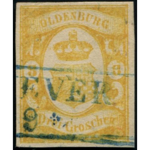 Lot A3769 - Allemagne Oldenbourg - N°14 - Oblitéré Qualité TB