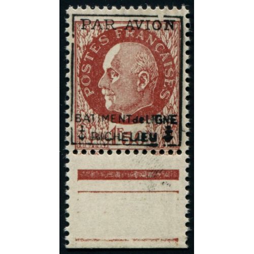 Lot A3780 - Poste aérienne militaire - N°3 - Neuf ** Luxe