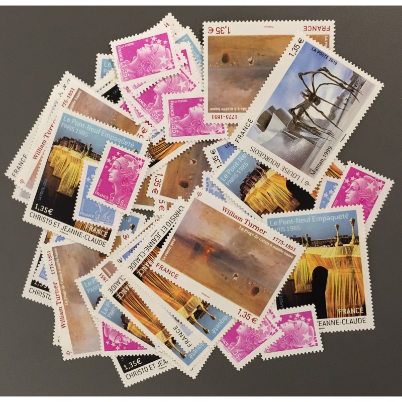 Lot de faciale 85 timbres à 1,33€ pour Affranchissement