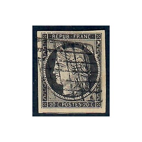 Lot C2128 - N°3 - Oblitéré Qualité TTB