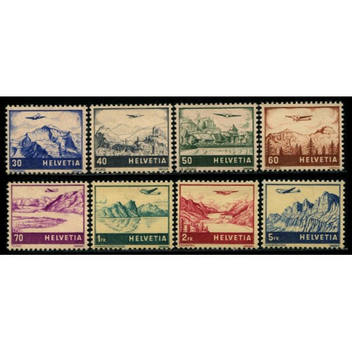 Lot 7837 - Suisse Poste Aérienne - N°27/34 - Neuf ** Luxe