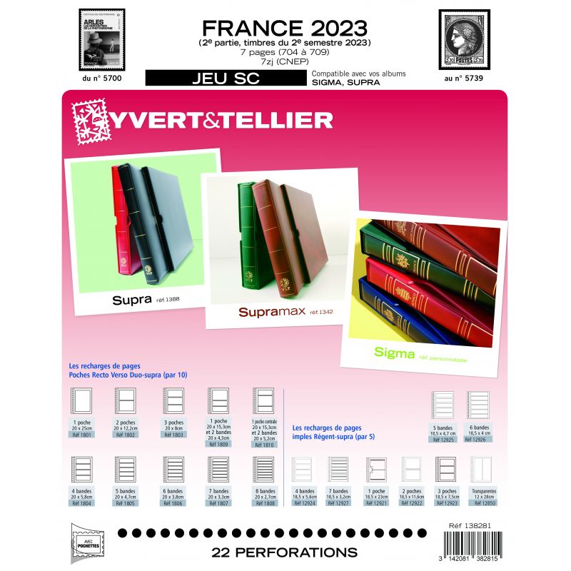 NOUVEAUTE - Jeux SC France 2023 2e Semestre