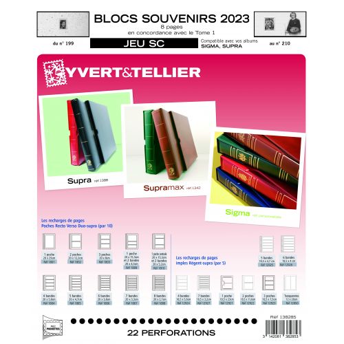 Jeux SC Blocs souvenirs 2023