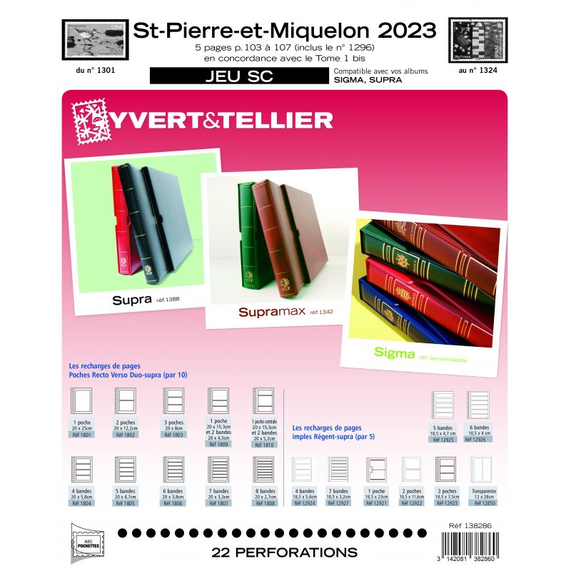 NOUVEAUTE - Jeux SC Saint Pierre et Miquelon 2023