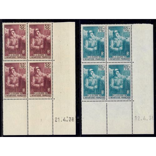 Lot CD335 - Coin datés - N°386/87 **