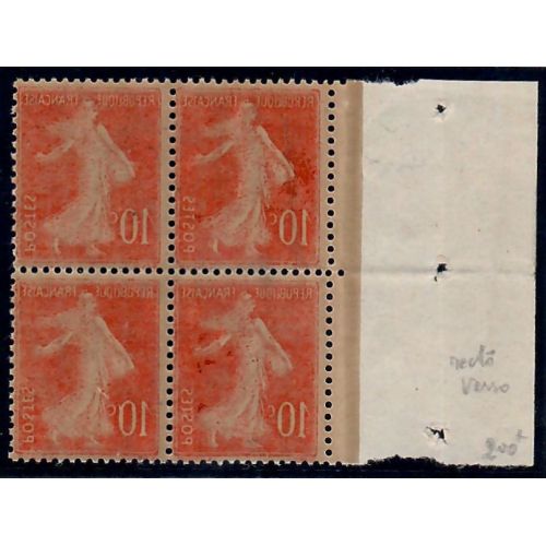 Lot A5939 - Variété - N°138 - Neuf ** Luxe