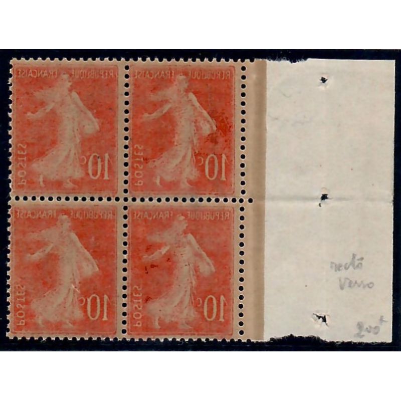 Lot A5939 - Variétés - N°138 Neuf ** Luxe