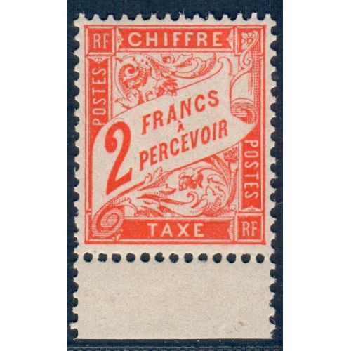 Lot A6015 - Taxe - N°41 Neuf ** Luxe