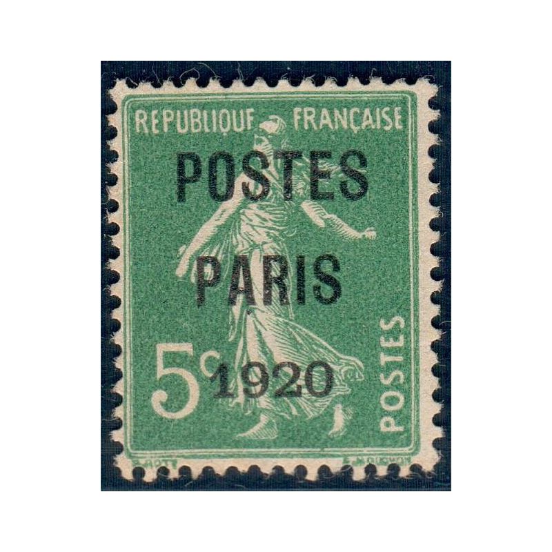 Lot A6066 - Préoblitéres - N°24 Neuf (*) sans gomme