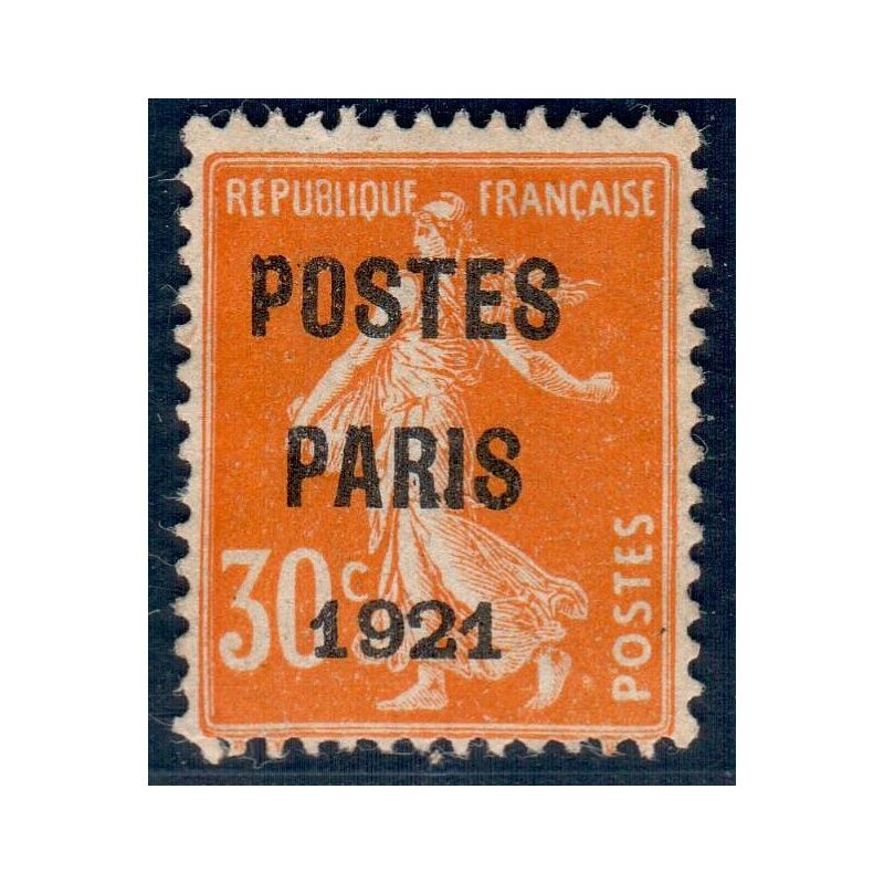 Lot A6069 - Préoblitéres - N°29 Neuf (*) sans gomme