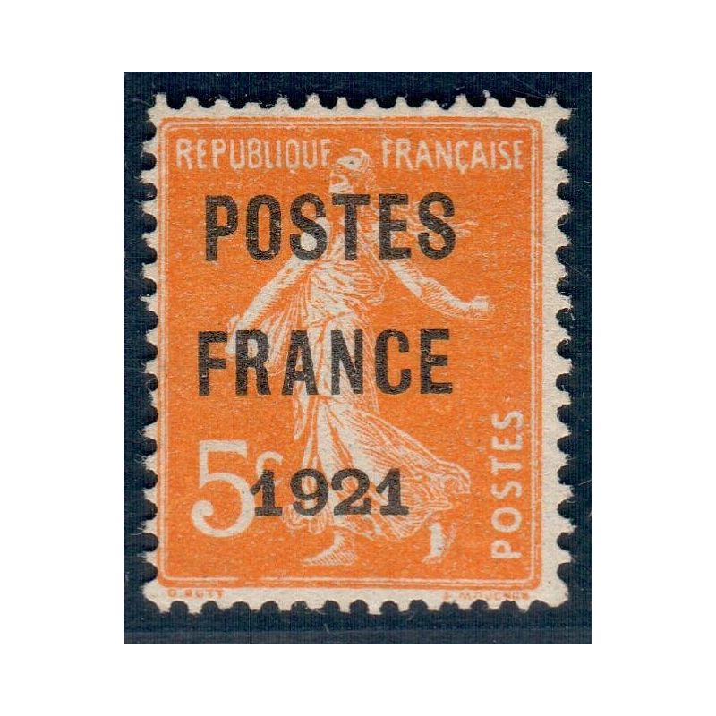 Lot A6073 - Préoblitéres - N°33 Neuf (*) sans gomme