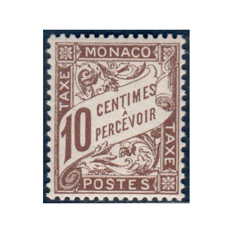 Lot A6046 - Monaco Taxe - N°4 Neuf ** Luxe