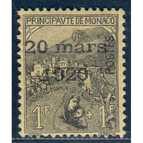 Lot A6063 - Monaco - N°42 - Neuf * Qualité TB