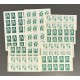 Lot de faciale 100 timbres TVP Vert 20g - En Carnets Marianne