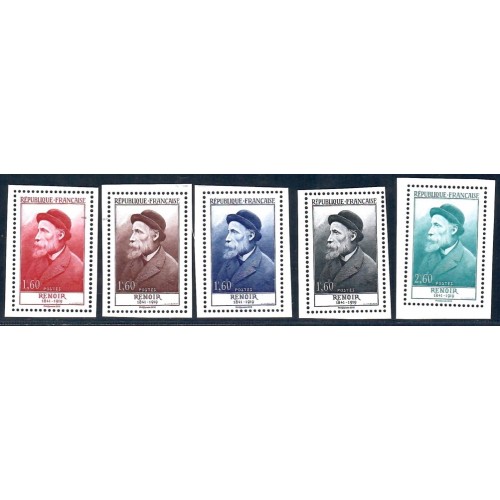 BS49 - Renoir - Série 5 Timbres