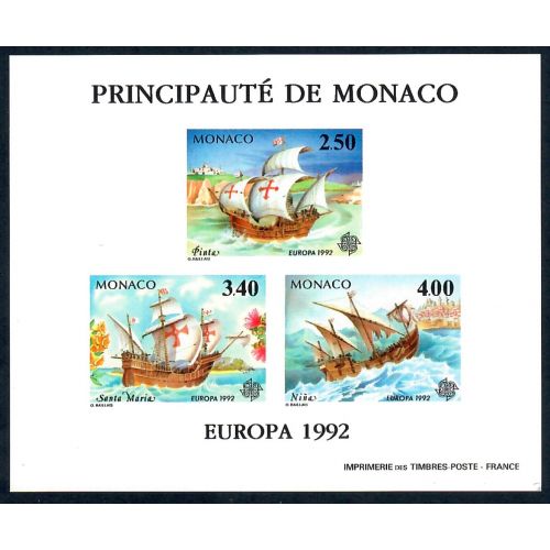 Lot A6103 - Monaco Blocs Spéciaux - N°19a - Neuf ** Luxe