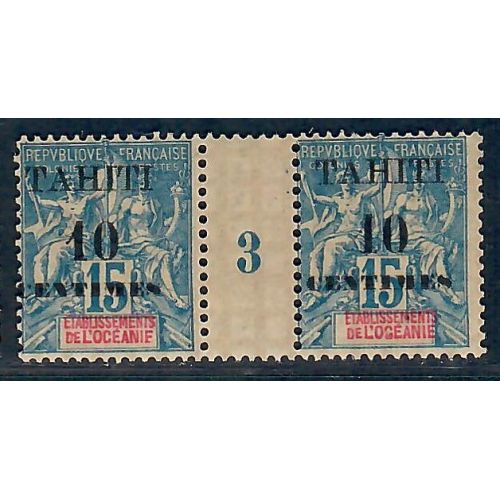 Lot A6273 - Tahiti - N°33/33A - Neuf * Qualité TB