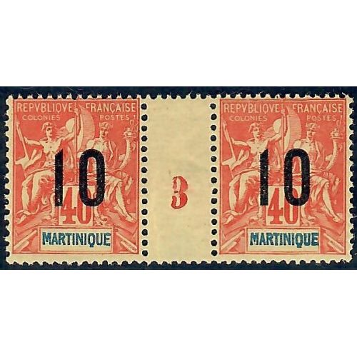 Lot A6153 - Martinique - N°80 - Neuf ** Luxe